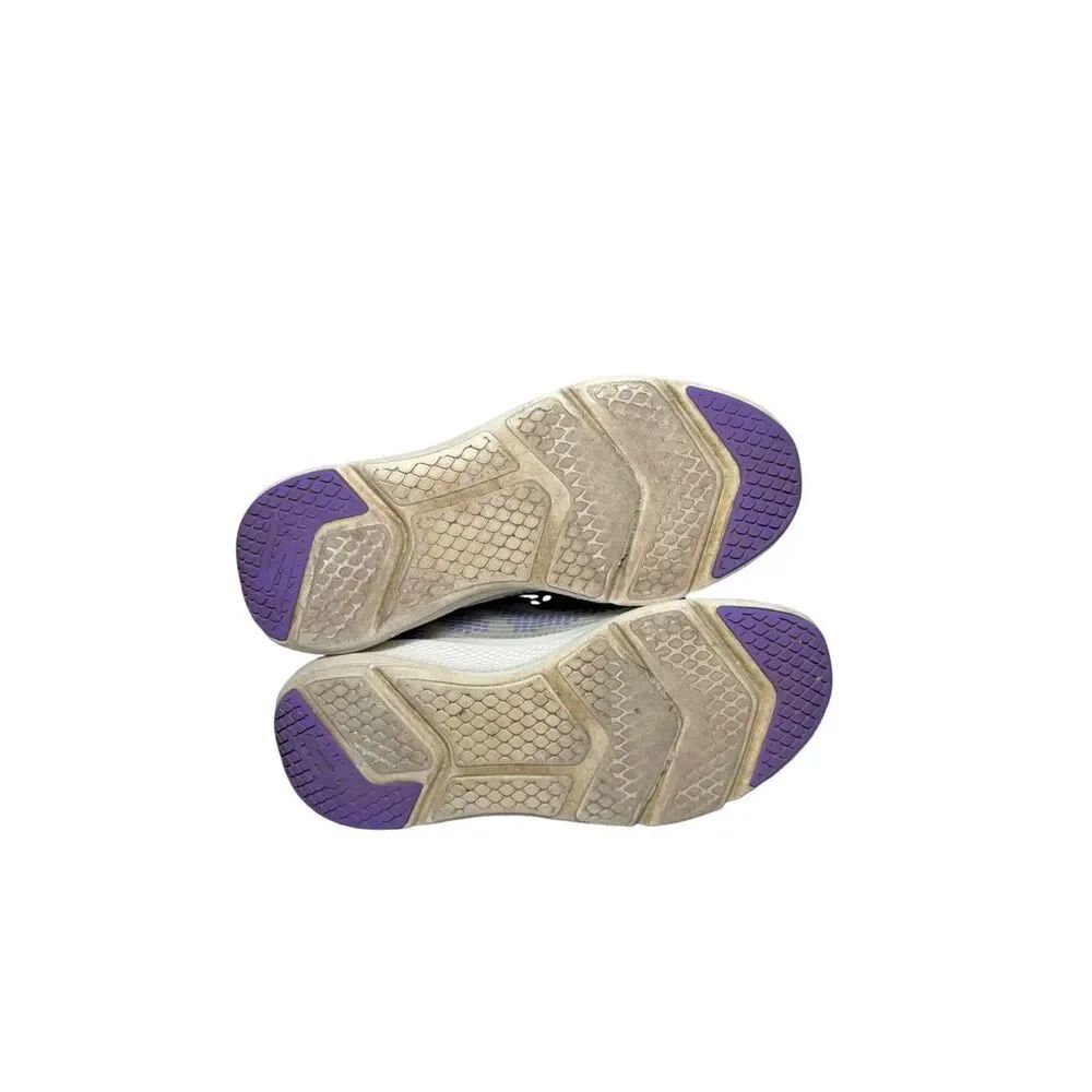 Skechers GORun Mesh Trainer in Gray & Purple Accent size 8 - Picture 5 of 6